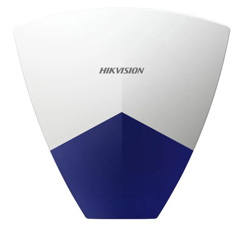 Sirenă exterior albastră Hikvision AXPRO Blue pentru alarmă de securitate