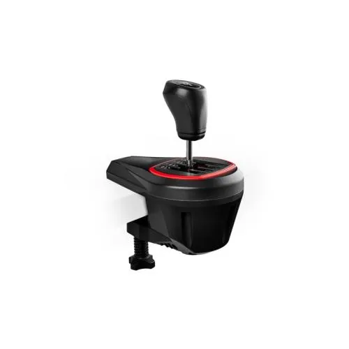 Schimbător de viteze Thrustmaster TH8S negru cu sistem dual H-shifter și secvențial