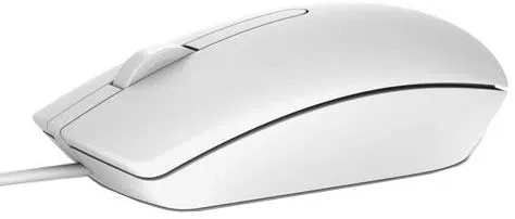 Maus Dell MS116 alb cu cablu USB și 3 butoane