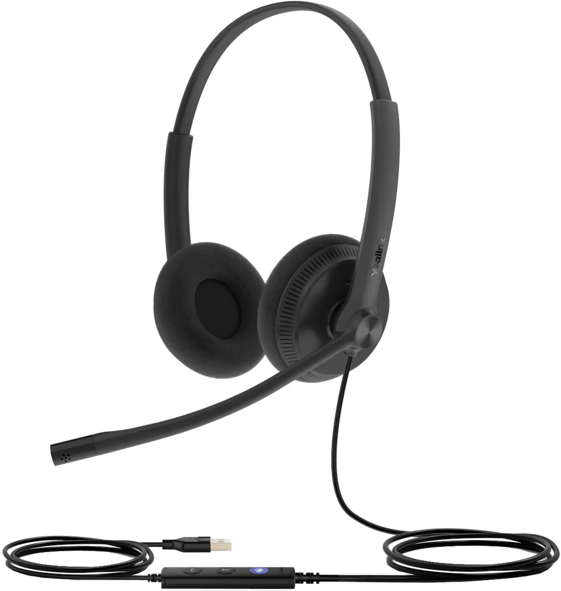 Cască wireless Yealink UH34 Lite Dual Teams cu microfon anulare zgomot
