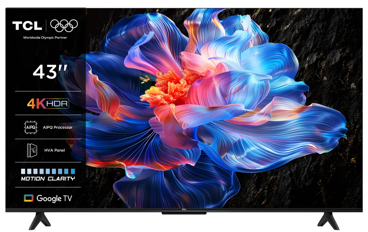 Televizor LED 4K TCL 43 inchi cu rezoluție Ultra HD