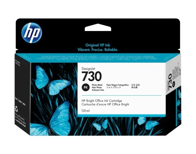 Cartus cerneala original HP Photo Black 730 pentru DesignJet