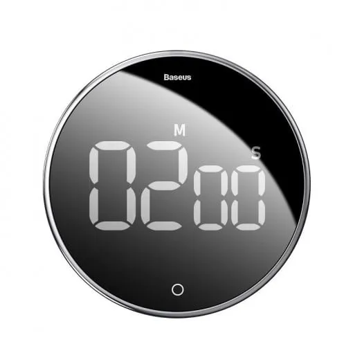 Cronometru digital Baseus Heyo cu display LED și magnet