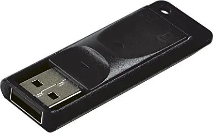Stick USB Verbatim StoreNGo Slider 32GB negru cu mecanism retractabil