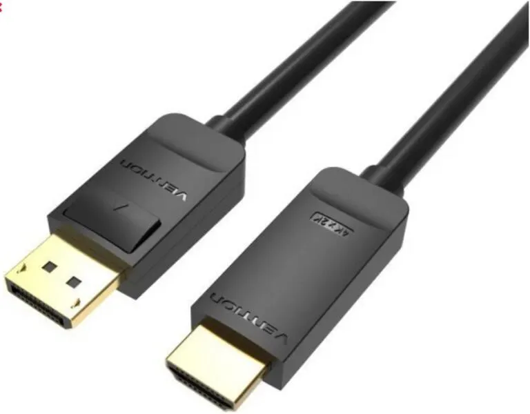 Cablu DisplayPort la HDMI 4K Vention 2 metri negru