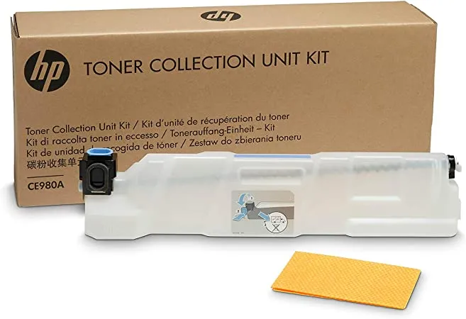Recipient toner uzat original HP CE980A pentru imprimante Color LaserJet