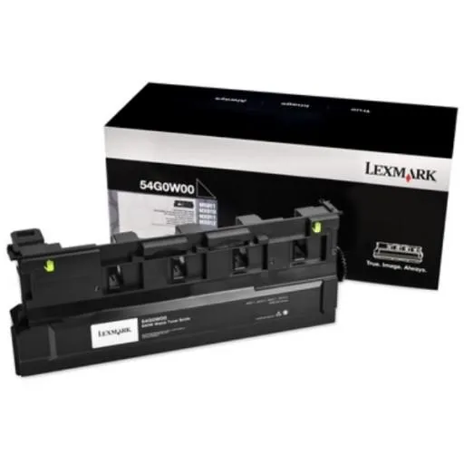 Recipient toner uzat original Lexmark 54G0W00 negru