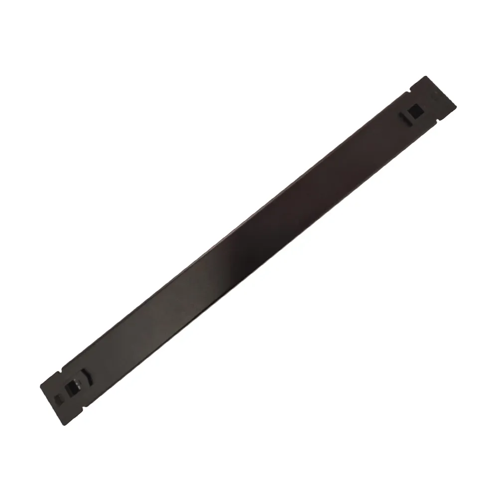 Panou negru gestionare cabluri SPACER 19 inch 1U