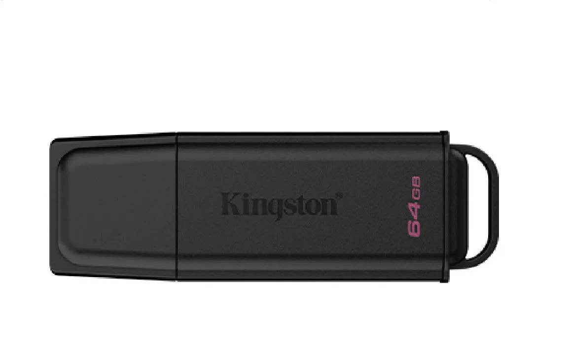 Stick USB Kingston DataTraveler Exodia 64GB negru cu conector USB 3.2