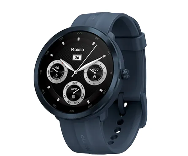Smartwatch Maimo Watch R culoare albastru navy cu ecran AMOLED