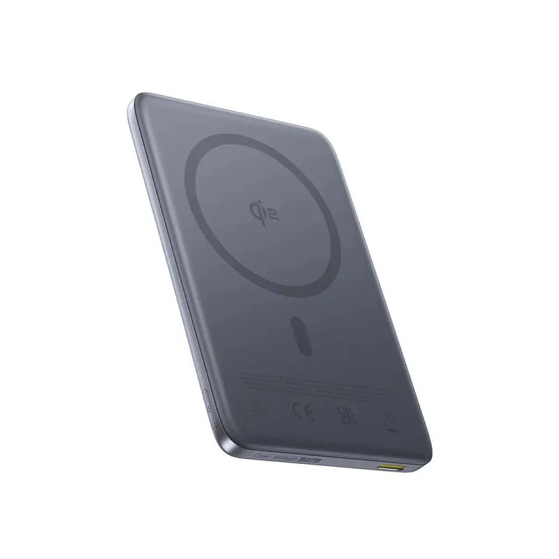 Baterie externă Baseus PicoGo gri 10000mAh cu încărcare wireless Qi2