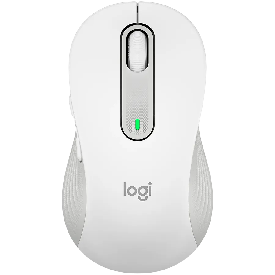 Logitech Signature M650 L mouse wireless ergonomic alb pentru birou