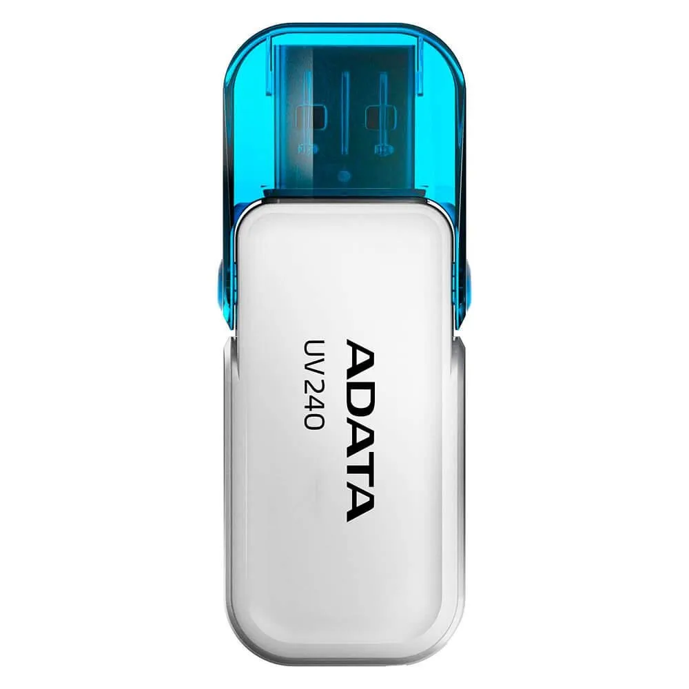 Stick USB ADATA 32GB alb cu capac protector