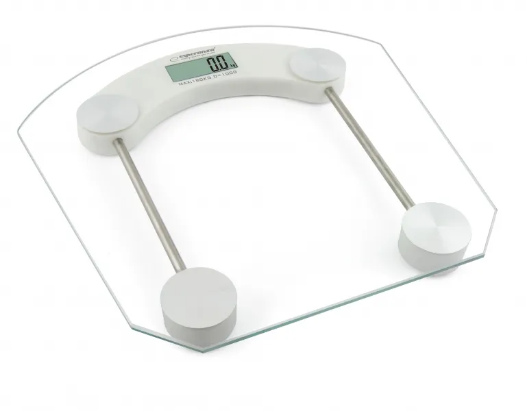 Cântar de baie Esperanza Pilates 180 kg în culoare albă
