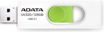 Stick USB Adata 128GB retractabil alb verde