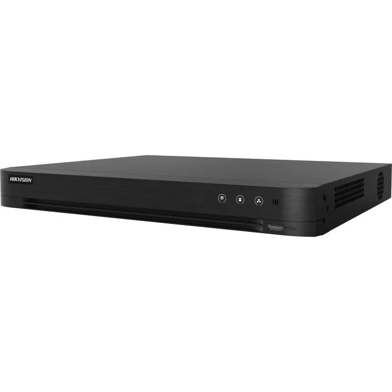 DVR Hikvision 4 canale 5MP AcuSense cu 2 HDD H.265