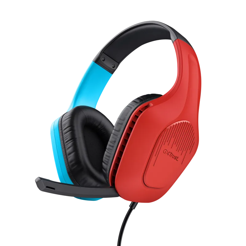 Căști gaming Trust GXT 416S Zirox negre cu microfon pentru Nintendo Switch
