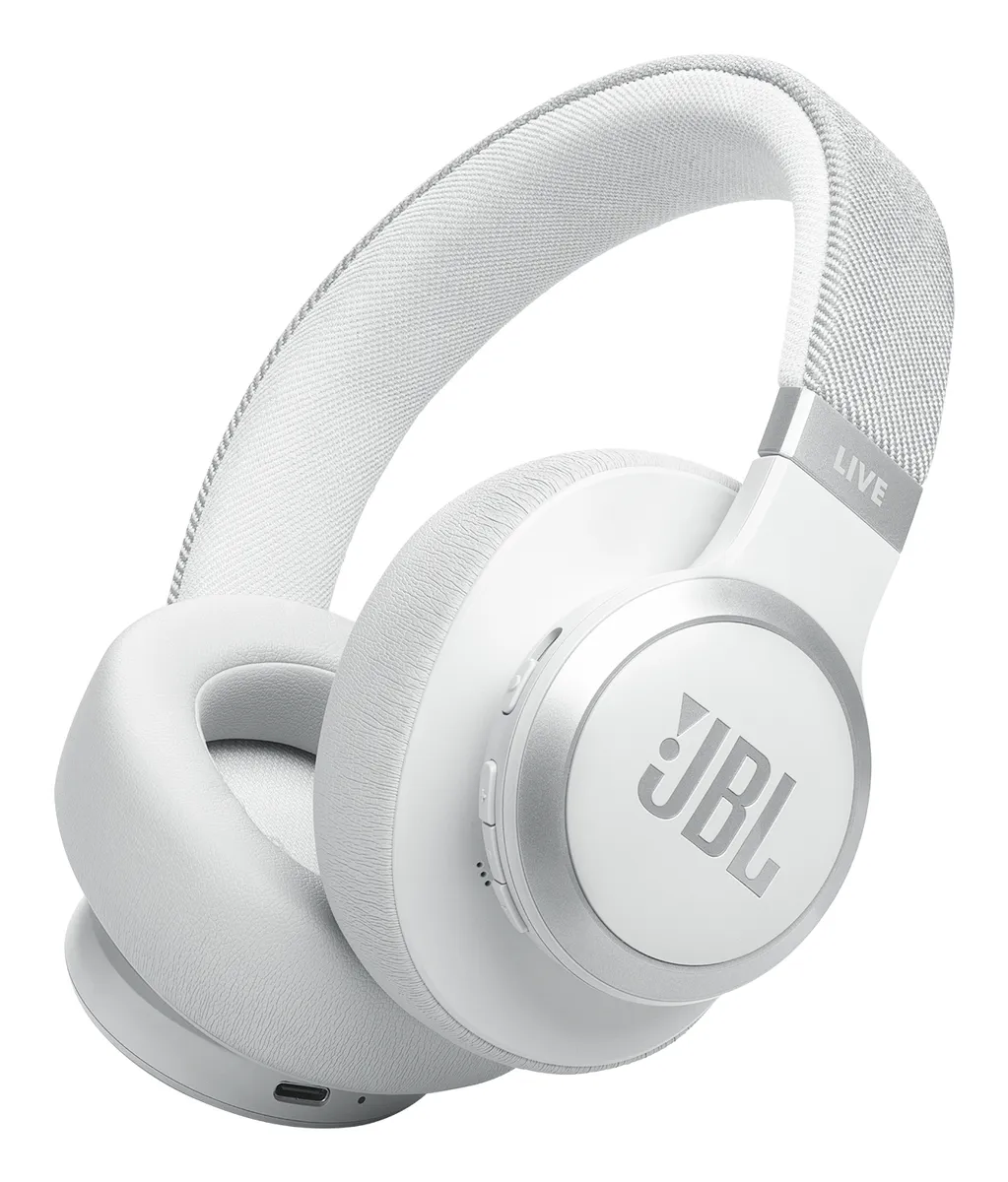 LIVE 770NC, Autonomie 65 ore, Bluetooth 5.3, Alb "JBLLIVE770NCWHT" (timbru verde 0.18 lei)