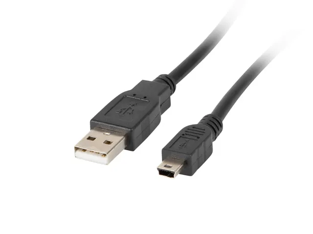 Cablu USB Mini 1,8 m Lanberg cu conectori USB Mini și USB-A