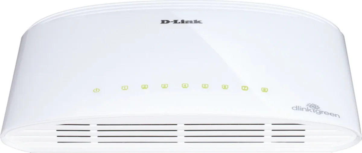 Switch D-Link DGS-1008D 8 porturi Gigabit carcasă plastic