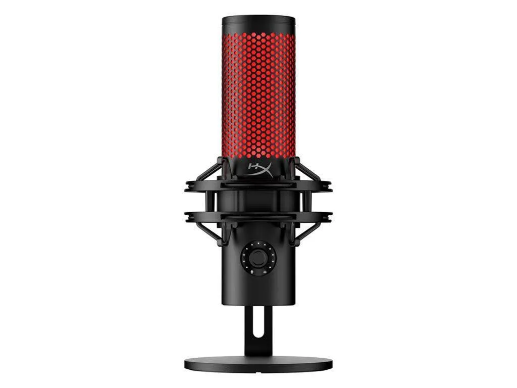 Microfon dinamic HyperX QuadCast 2 negru profesional pentru studio