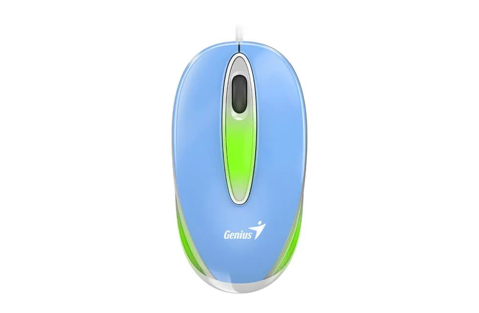 Maus Genius DX-Mini cu fir USB albastru