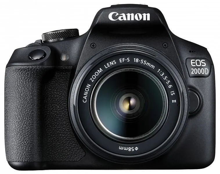 Camera foto CANON EOS-2000D kit,ob EF-S 18-55mm f/3.5-5.6 IS II 24.1MP,3.0" TFT fixed DIGIC 4+,ISO 100-6400,FullHD movies, HDMI mini,USB,WI-FI, Li-ion LP-E10 "2728C028AA" (timbru verde 1.2 lei)