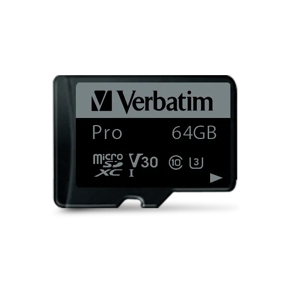Card SD Verbatim 64GB Clasa 10 cu adaptor SD inclus