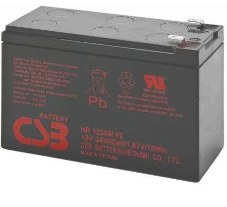 Baterie UPS CSB HR1234WF2 12V 9Ah cu borne F2