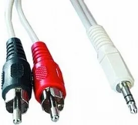 Cablu audio stereo Gembird jack 3.5mm la 2 conectori RCA, lungime 2.5m