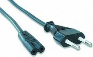 Cablu alimentare Gembird negru, 1.8m, Euro plug C7 pentru casetofon
