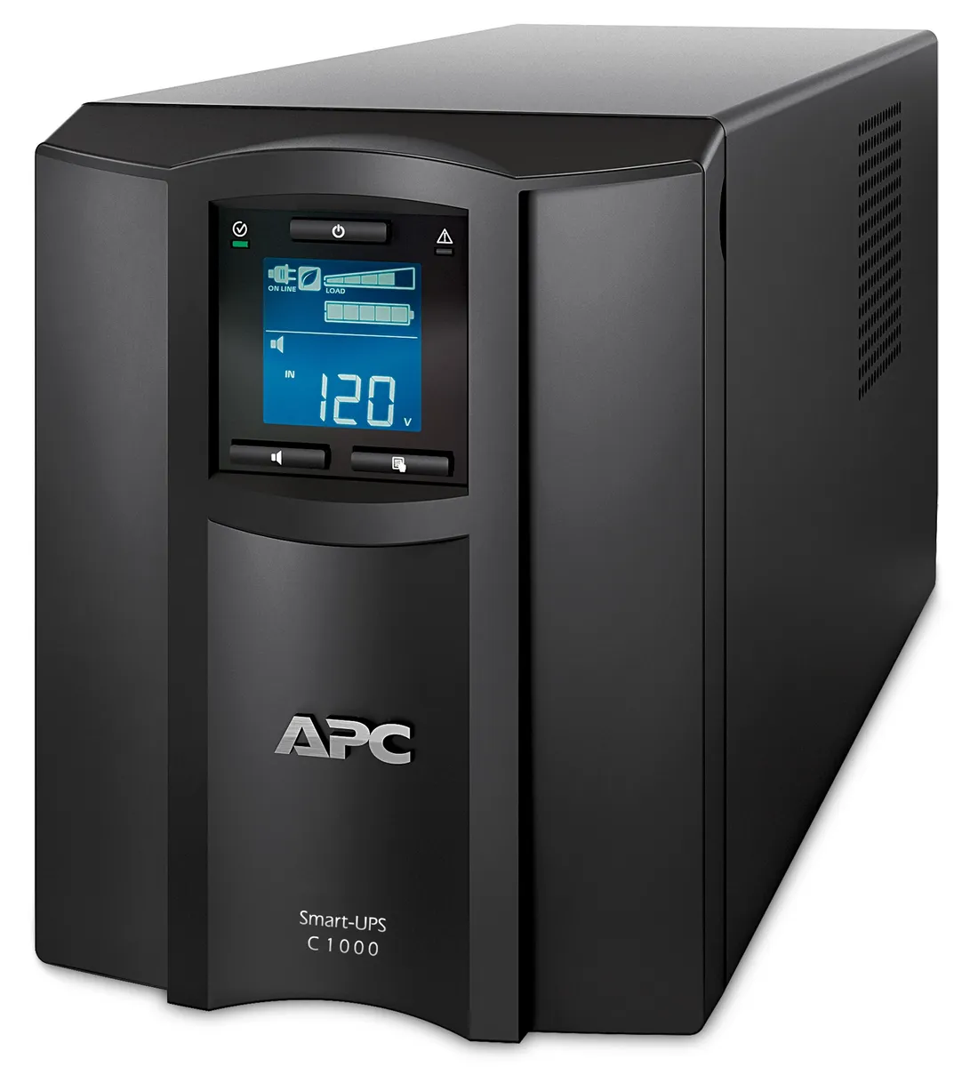 UPS APC Smart-UPS C 1000VA negru cu afișaj LCD și 8 prize IEC