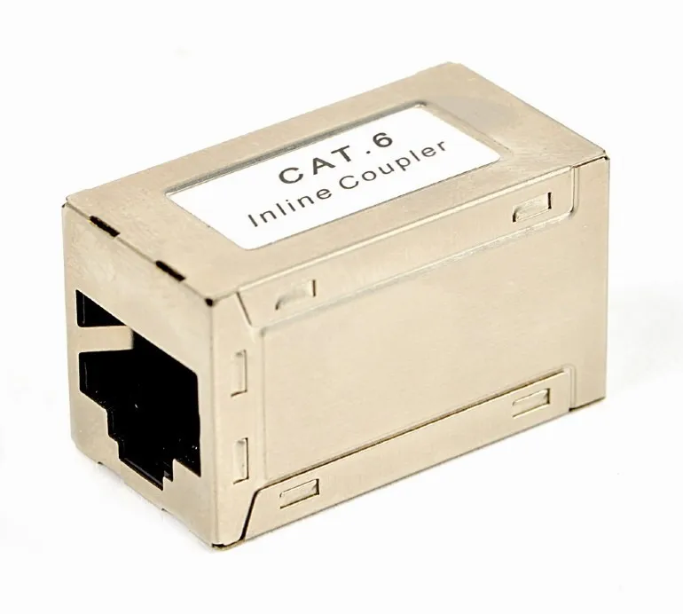CUPLA RJ-45 GEMBIRD pt. cablu FTP, Cat6, RJ-45 (M) x 2, metal, 1 buc, "NCA-LC6S-01"