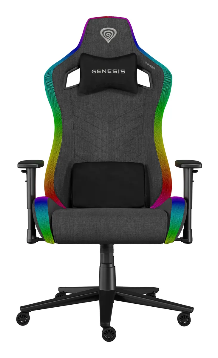 Scaun gaming Genesis Trit 660 gri cu capacitate 150kg