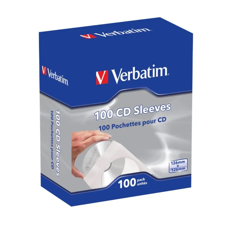 Plicuri hartie Verbatim set 100 bucati protectie documente
