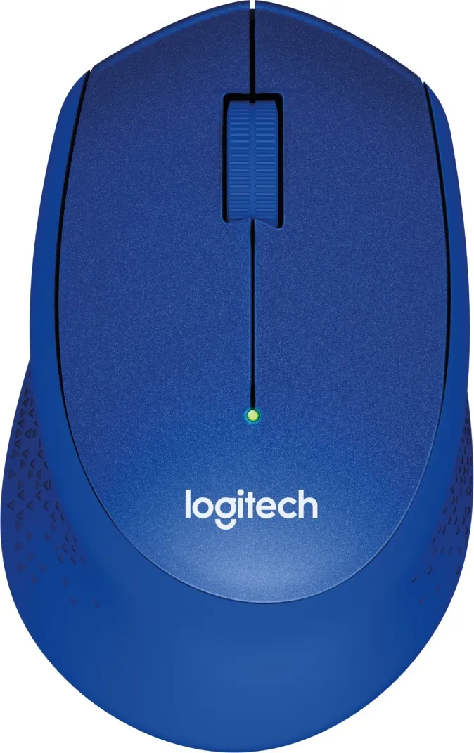 Mouse Logitech M330 Silent wireless albastru cu clickuri silențioase