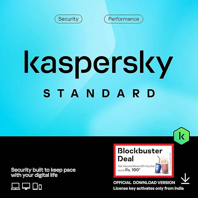 Licență Kaspersky Standard 10 dispozitive 2 ani - protecție PC și mobile