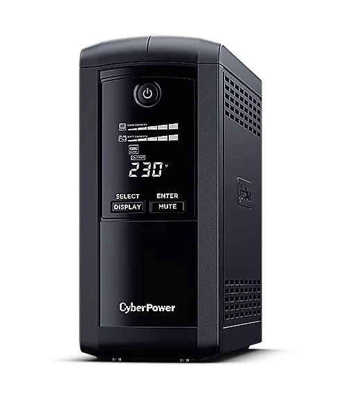 UPS Cyber Power 1000VA cu display LCD și management, carcasă tip turn