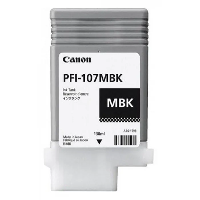 Cartus cerneală original Canon PFI-107MB negru mat