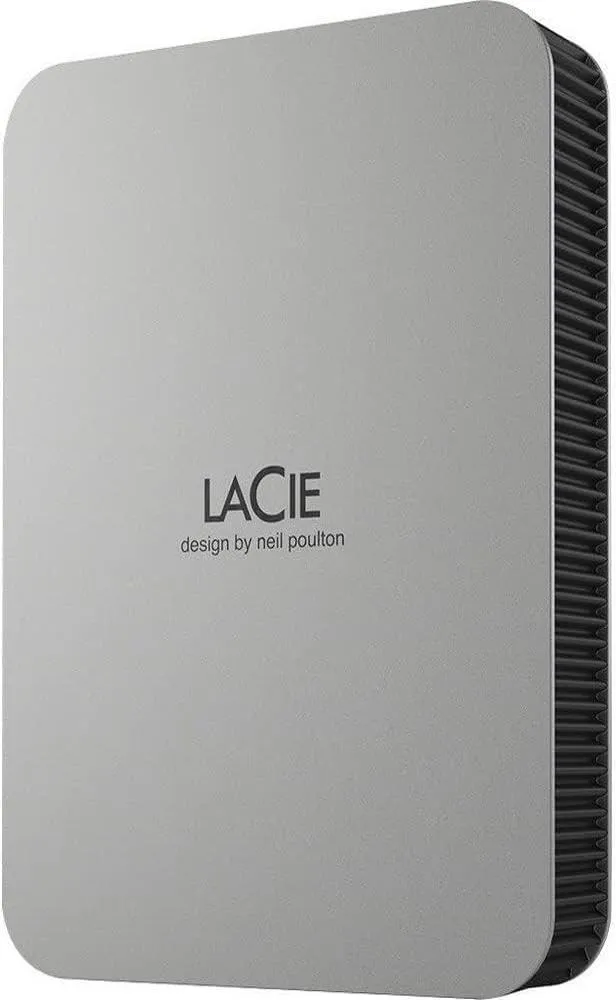 Hard disk extern Lacie 2TB gri, portabil 2.5 inch USB 3.0