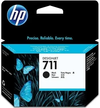 Cartus cerneală HP 711 Black Original 80ml pentru DesignJet