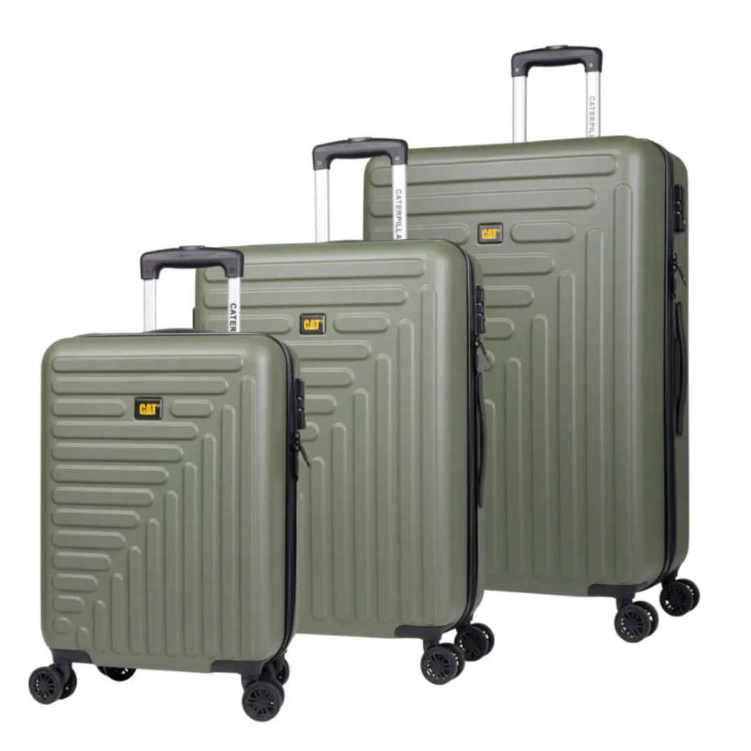 Set 3 trolere Caterpillar Rockford ABS culoare olive