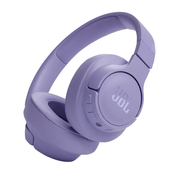Căști JBL Tune 720BT over-ear violet cu arc ergonomic