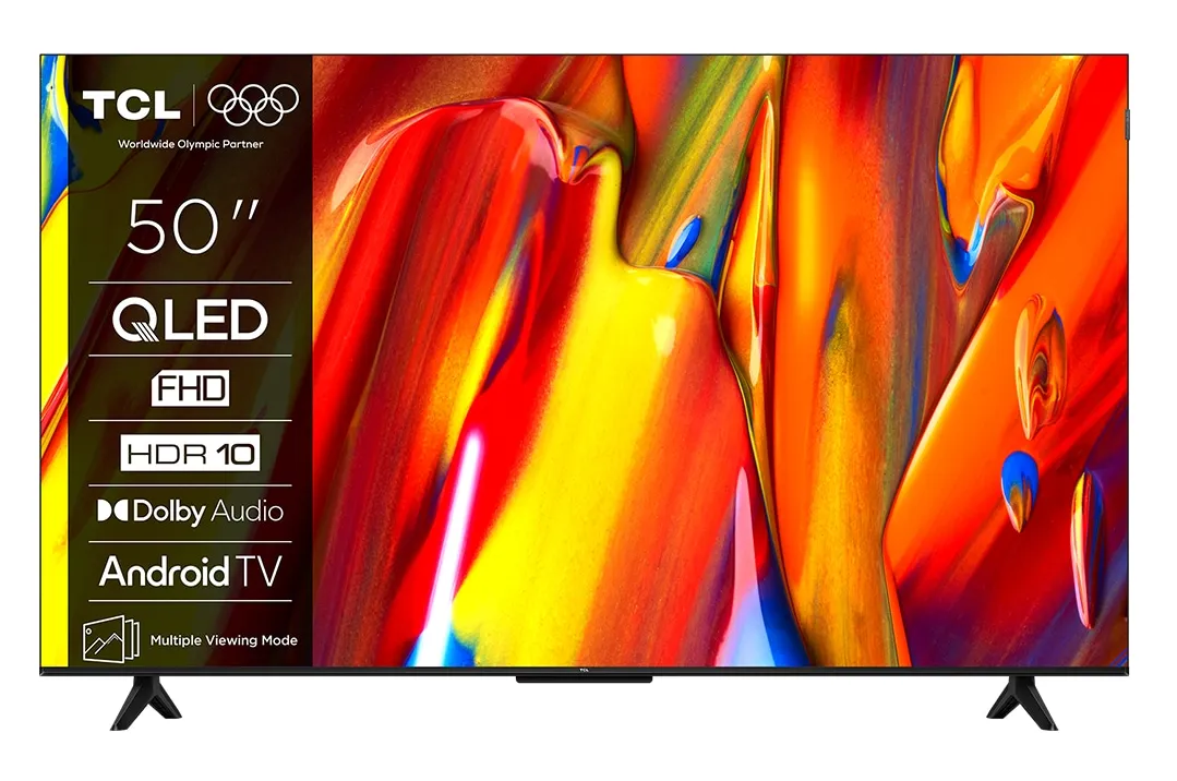 Televizor QLED TCL 50 inch Full HD cu ecran de 126cm