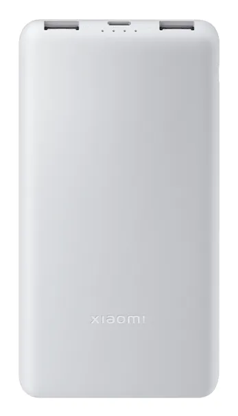 Baterie externă Xiaomi 10000 mAh alb cu display LED