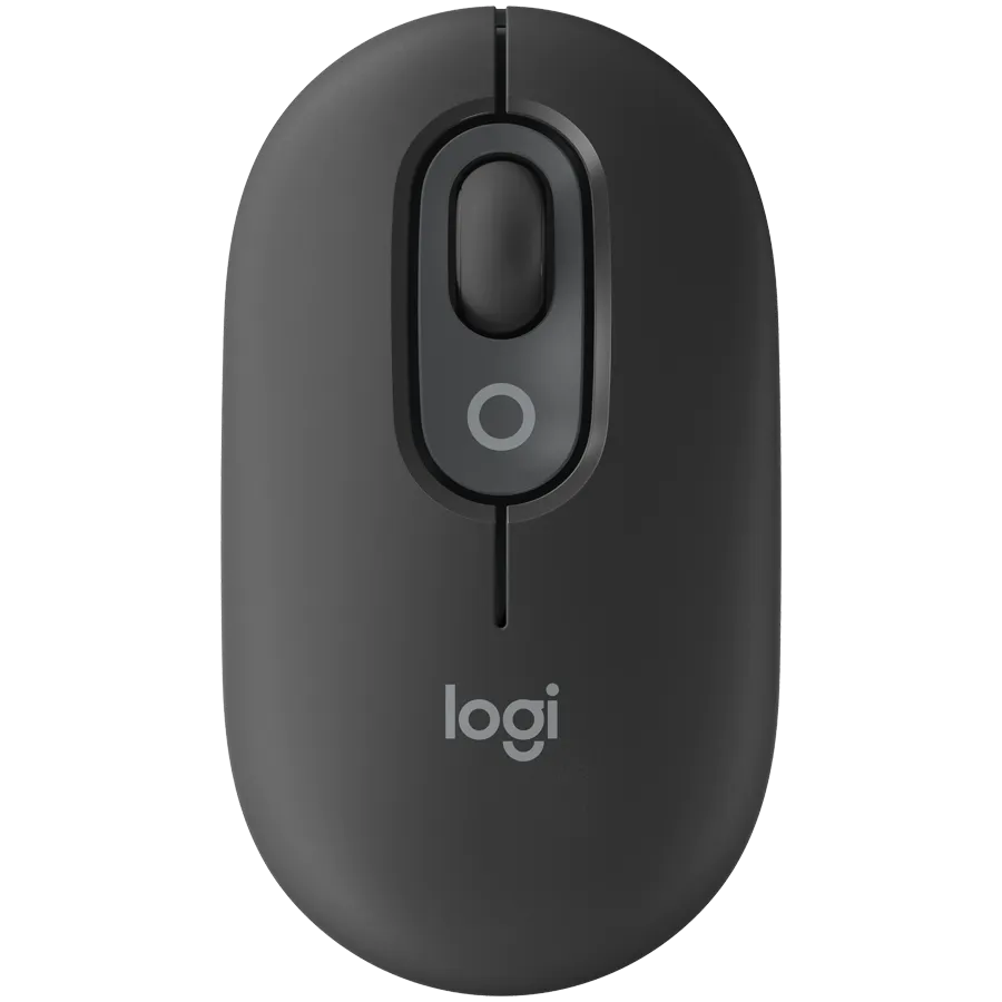 Maus Logitech POP Emoji wireless Bluetooth în culoare Grafit