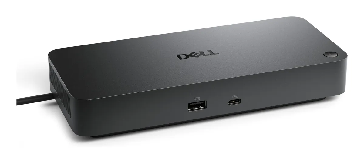 Dockingstation Dell Pro Dock WD25Z neagră, vedere frontală