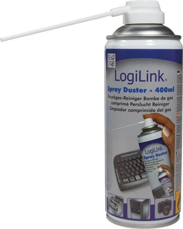 Spray curatare aer comprimat Logilink 400 ml pentru electronice