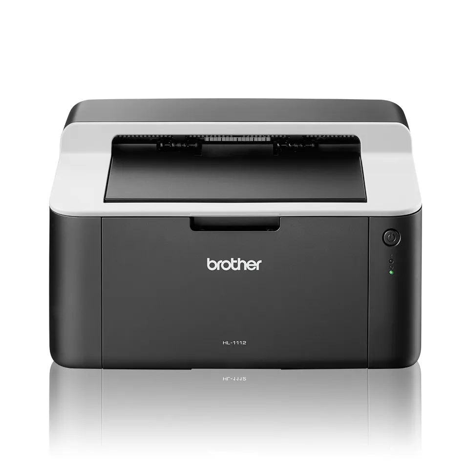 Imprimantă laser monocrom Brother HL-1112E cu design negru compact