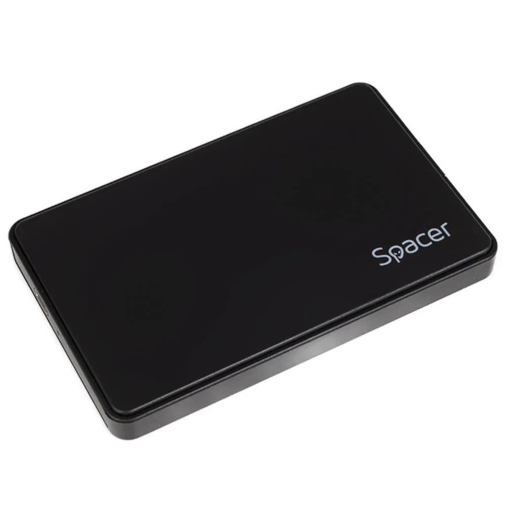 Carcasă externă SPACER HDD/SSD 2.5 inch USB 3.1 Type-C neagră